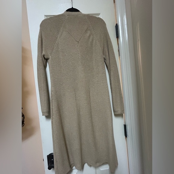 CAbi Beige Open Front Cardigan - Picture 3 of 7